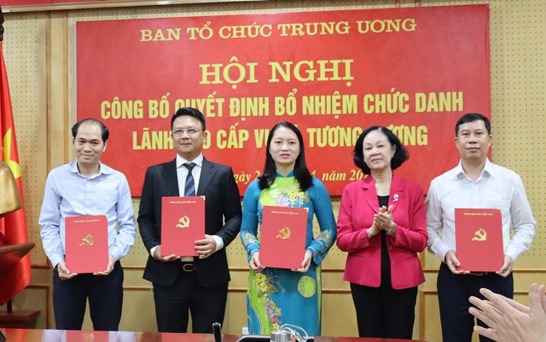 Bổ nhiệm nhân sự Ban Tổ chức Trung ương