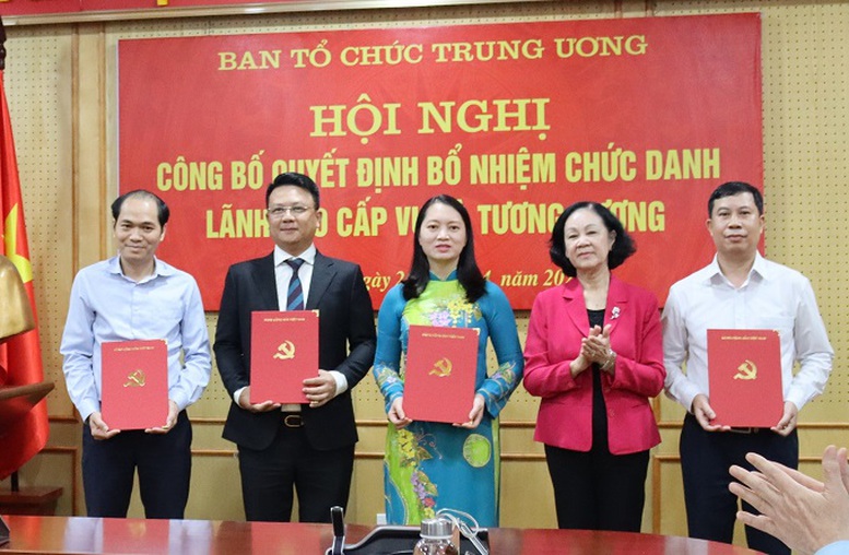 Bổ nhiệm nhân sự Ban Tổ chức Trung ương - Ảnh 1.