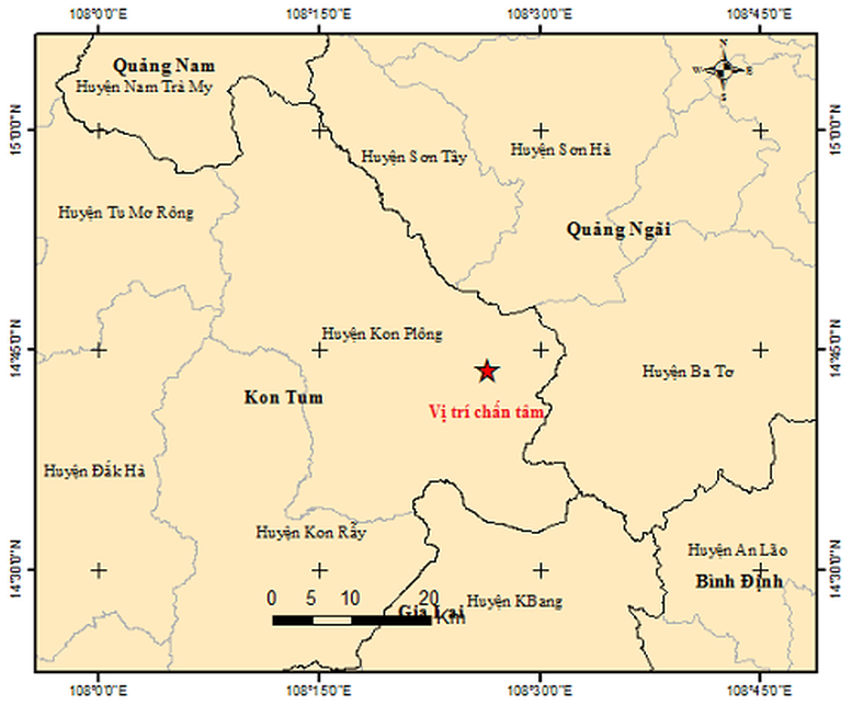Có kết quả báo cáo khảo sát động đất tại Kon Tum - Ảnh 1.