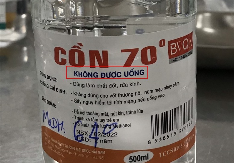 Tăng cường quản lý sản phẩm chứa Methanol - Ảnh 1.