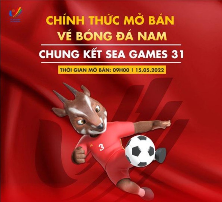 Vé chung kết bóng đá nam SEA Games 31 chính thức mở bán - Ảnh 1.