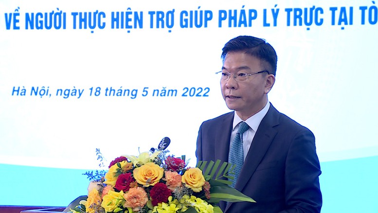 Ký kết Chương trình phối hợp giữa Bộ Tư pháp và TANDTC về trợ giúp pháp lý tại Tòa án   - Ảnh 3.