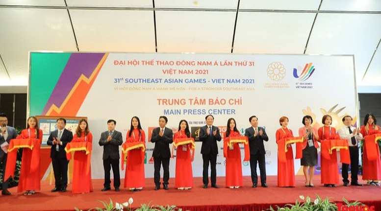 Khai trương Trung tâm báo chí và Trung tâm truyền hình quốc tế phục vụ SEA Games 31 - Ảnh 1.