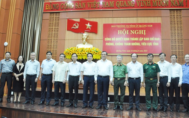 Quảng Nam thành lập Ban Chỉ đạo phòng chống tham nhũng, tiêu cực