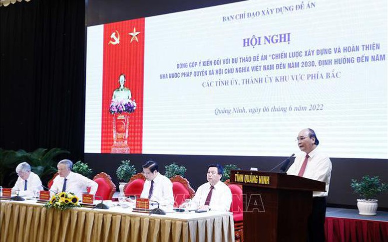 Chủ tịch nước chủ trì hội nghị góp ý Dự thảo Đề án xây dựng Nhà nước pháp quyền
