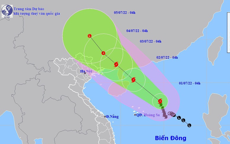 Bão số 1 (CHABA) giật cấp 13; 4 tỉnh, thành có tàu cá hoạt động trong vùng nguy hiểm