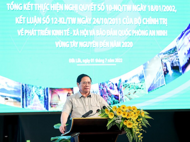 Thủ tướng chủ trì Hội nghị tổng kết Nghị quyết số 10 và Kết luận số 12 của Bộ Chính trị về phát triển Tây Nguyên - Ảnh 5.