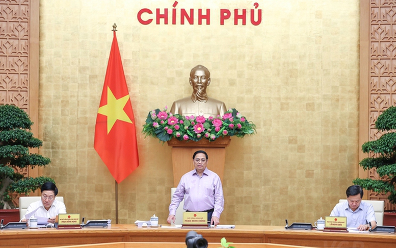 Thủ tướng chủ trì phiên họp Chính phủ chuyên đề xây dựng pháp luật tháng 7/2022