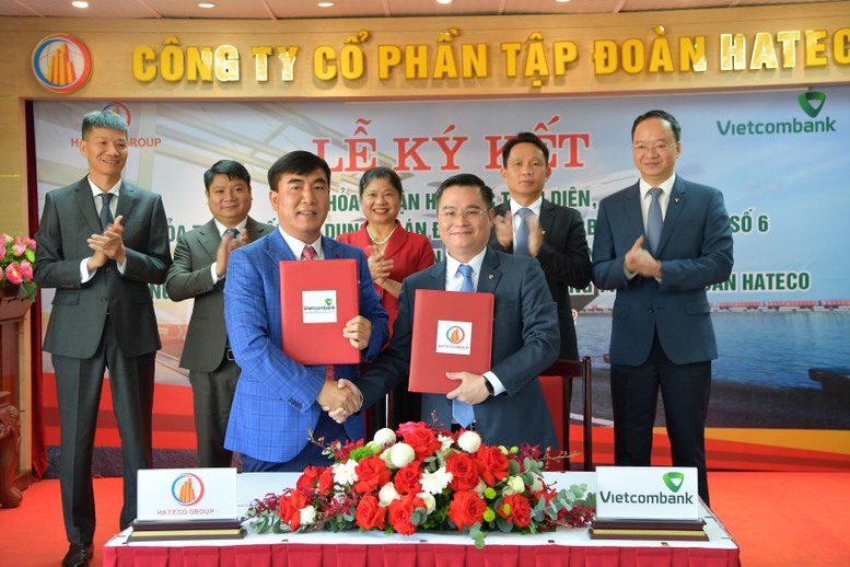 Vietcombank và Hateco Group hợp tác cấp tín dụng một phần bến cảng Lạch Huyện - Ảnh 1.