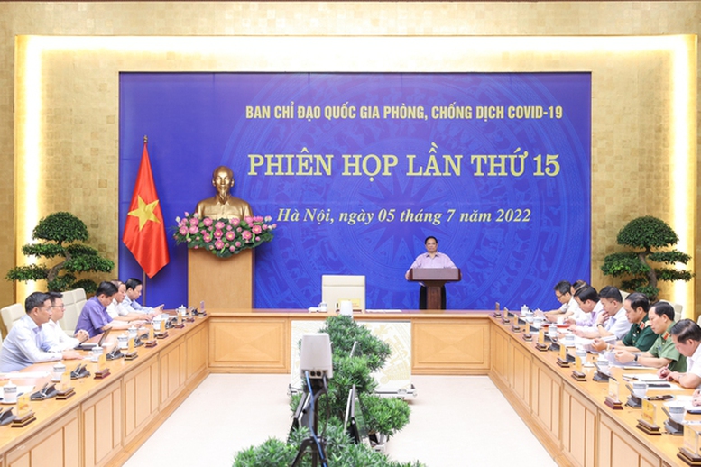 Thủ tướng chủ trì phiên họp Ban Chỉ đạo quốc gia phòng, chống dịch COVID-19 - Ảnh 1.