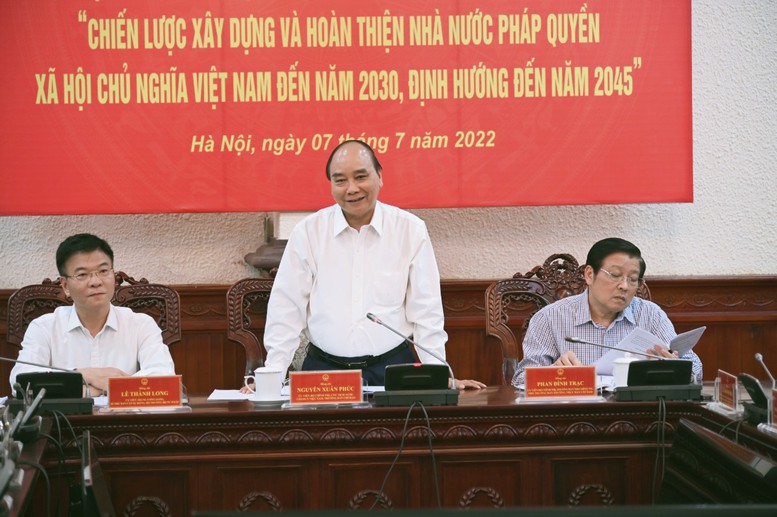 Nghiên cứu hình thành hệ thống pháp luật đáp ứng đầy đủ yêu cầu của Nhà nước pháp quyền XHCN Việt Nam   - Ảnh 1.