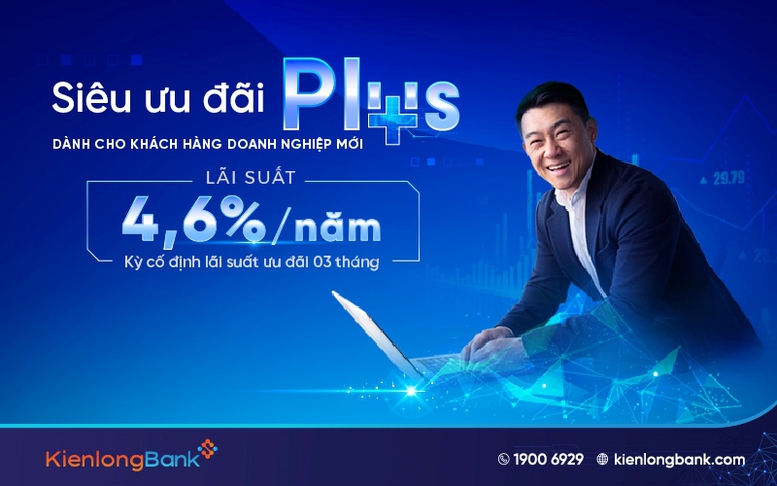 KienlongBank tung gói siêu ưu đãi lãi suất 4,6%/năm với DN mới - Ảnh 1.