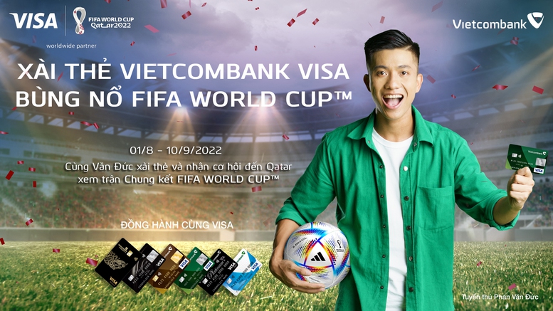 Xài thẻ Vietcombank Visa có cơ hội xem World cup 2022 tại Qatar - Ảnh 1.