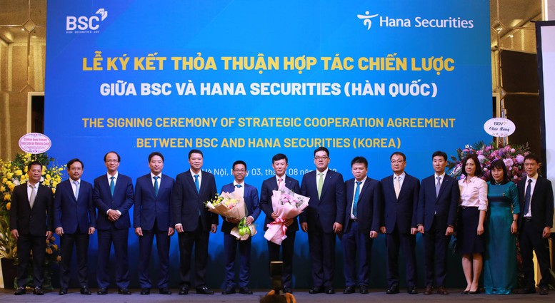 BSC và Hana Securities (Hàn Quốc) ký kết thỏa thuận hợp tác chiến lược (3/8) - Ảnh 2.