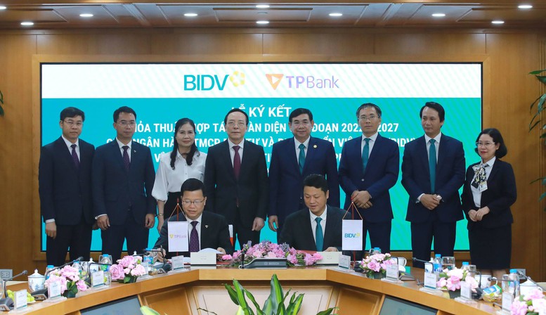BIDV và TPBank ký kết thỏa thuận hợp tác toàn diện (1/6) - Ảnh 1.
