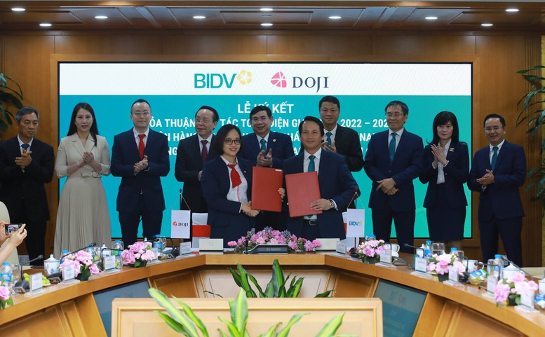 BIDV và DOJI ký kết hợp tác toàn diện (3/6) - Ảnh 1.