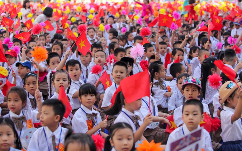 Lễ khai giảng năm học mới gọn nhẹ, phù hợp với điều kiện của địa phương