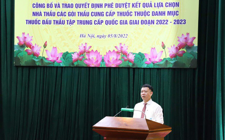 Bộ Y tế công bố kết quả các gói thầu thuốc thuộc danh mục đấu thầu tập trung cấp quốc gia