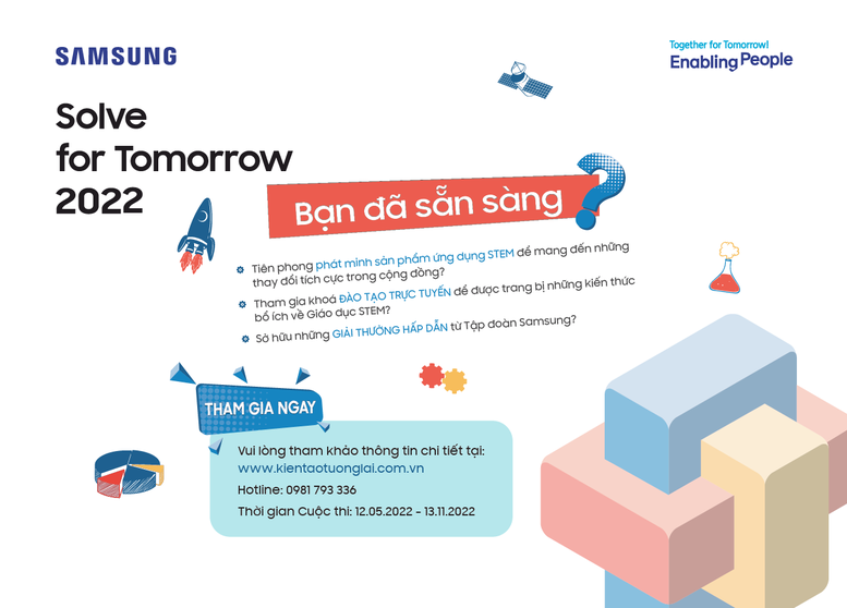 Samsung khởi động cuộc thi Solve for Tomorrow 2022: Ươm mầm sáng tạo công nghệ trong thế hệ trẻ (12/5) - Ảnh 1.