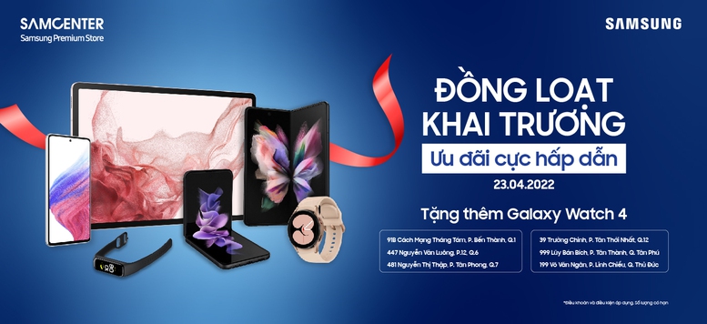 Samsung khai trương chuỗi cửa hàng ủy quyền cao cấp tại Việt Nam (22/4) - Ảnh 1.