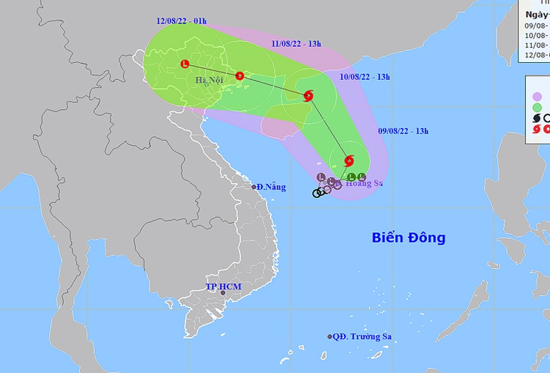 Áp thấp nhiệt đới mạnh lên thành bão số 2, biển động mạnh