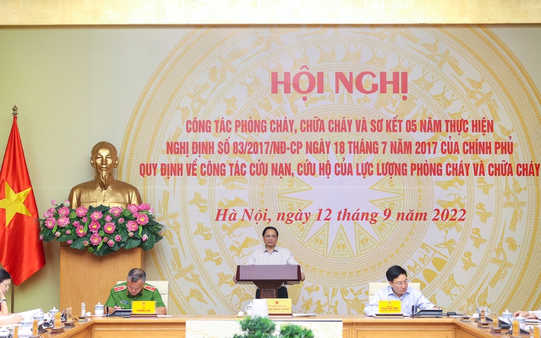 Thủ tướng Chính phủ chủ trì Hội nghị về công tác phòng cháy, chữa cháy