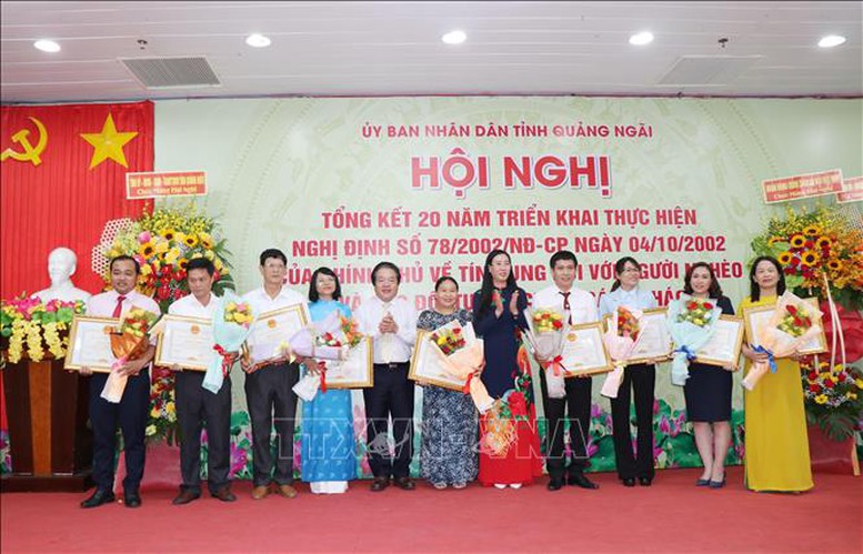 Hơn 12,4 nghìn tỷ đồng vốn tín dụng ưu đãi góp phần giảm nghèo bền vững tại Quảng Ngãi - Ảnh 1.