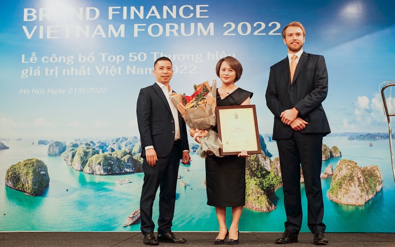 VPBank xếp hạng 11 trong Top 50 thương hiệu giá trị nhất Việt Nam 2022