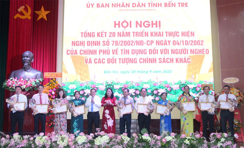 Bến Tre: Gần 167.000 lượt hộ thoát nghèo từ nguồn vốn tín dụng ưu đãi - Ảnh 1.