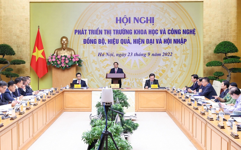 Thủ tướng chủ trì Hội nghị 'Phát triển thị trường khoa học và công nghệ đồng bộ, hiệu quả, hiện đại và hội nhập'