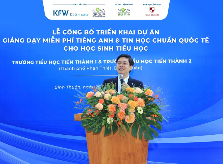 KfW cùng NovaGroup hỗ trợ cho dự án giáo dục tại Bình Thuận và Đồng Tháp - Ảnh 1.