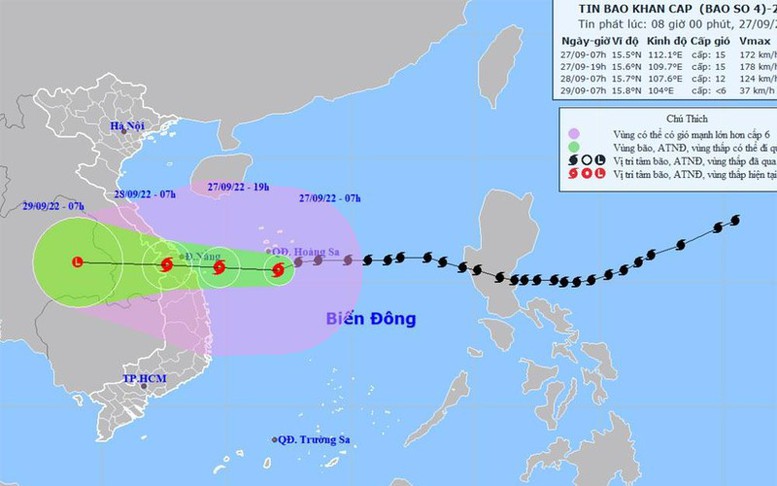 Thủ tướng tiếp tục ra công điện yêu cầu tập trung ứng phó khẩn cấp với bão số 4