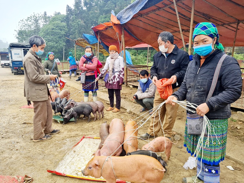 Sắc màu chợ phiên vùng cao ngày giáp Tết - Ảnh 3.