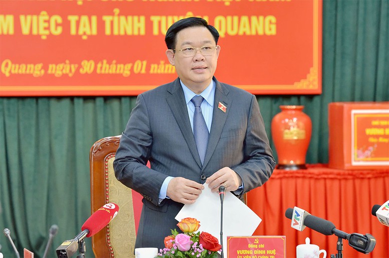 Chủ tịch Quốc hội dự Lễ phát động thi đua và Tết trồng cây tại Tuyên Quang - Ảnh 3.