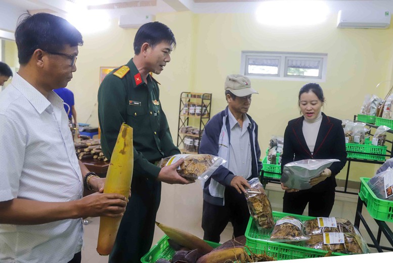 Khai trương điểm tiêu thụ nông sản giúp đồng bào vùng cao Quảng Nam - Ảnh 3.