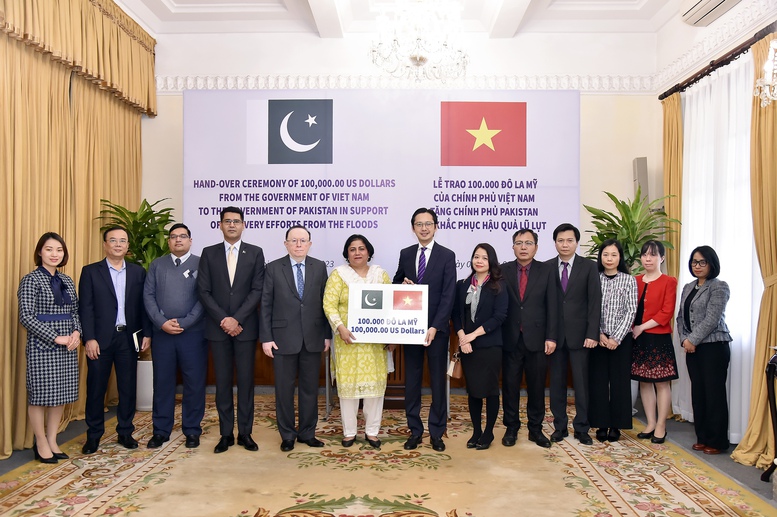 Việt Nam tặng Pakistan 100.000 USD khắc phục hậu quả lũ lụt - Ảnh 2.