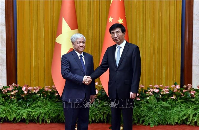 Chủ tịch Ủy ban Trung ương Mặt trận Tổ quốc Việt Nam gửi thư chúc mừng Chủ tịch Chính hiệp Toàn quốc Trung Quốc - Ảnh 1.