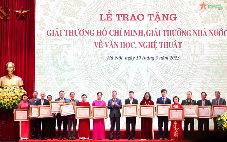 Kinh phí chi trả tiền thưởng Giải thưởng Hồ Chí Minh, Giải thưởng Nhà nước về văn học, nghệ thuật