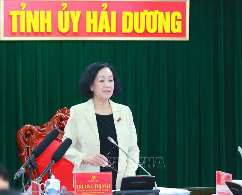 Hải Dương cần phát triển kinh tế, xây dựng Đảng chất lượng, thực chất - Ảnh 1.