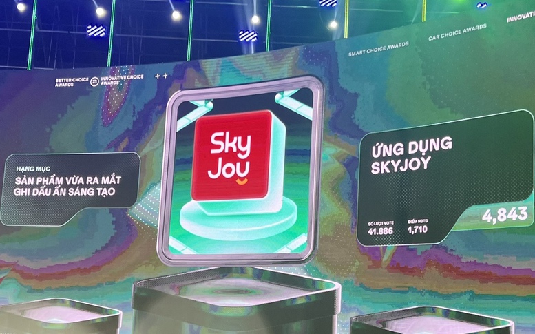 Vietjet SkyJoy là 'Sản phẩm vừa ra mắt ghi dấu ấn sáng tạo' tại Better Choice Awards 2023