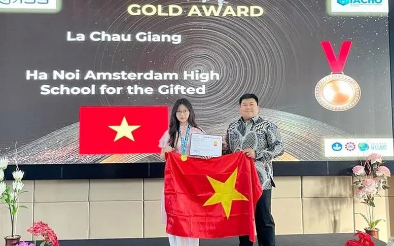 Việt Nam giành 2 huy chương vàng  tại Olympic Hóa học ứng dụng quốc tế