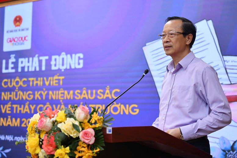 Phát động Cuộc thi viết 'Những kỷ niệm sâu sắc về thầy cô và mái trường' năm 2023 - Ảnh 3.