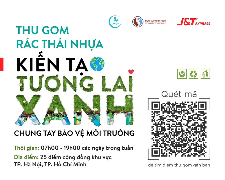 “Kiến tạo tương lai Xanh” cùng chiến dịch thu gom, tái chế rác thải nhựa thành quà tặng- Ảnh 1.