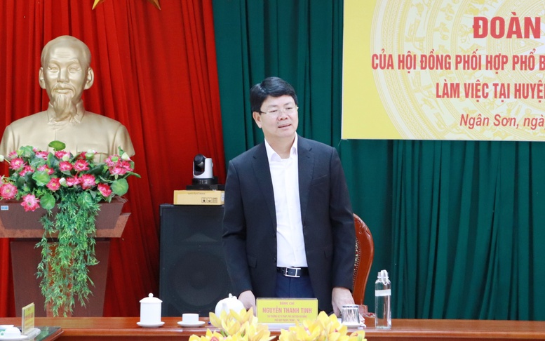 Hội đồng Phối hợp phổ biến giáo dục pháp luật Trung ương làm việc tại huyện Ngân Sơn (Bắc Kạn)