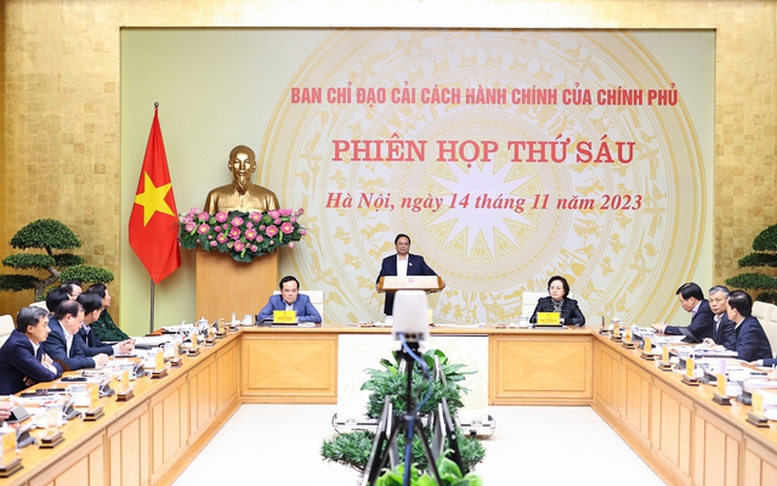 Thủ tướng chủ trì họp Ban chỉ đạo cải cách hành chính của Chính phủ