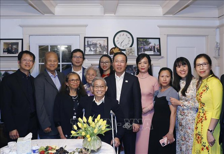 Chủ tịch nước Võ Văn Thưởng thăm gia đình kiều bào tại Hoa Kỳ- Ảnh 1.