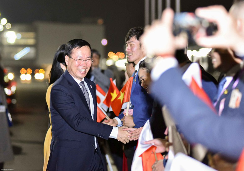 Chủ tịch nước Võ Văn Thưởng đến Tokyo, bắt đầu chương trình thăm chính thức Nhật Bản- Ảnh 4.