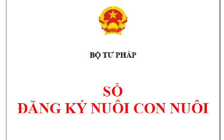 Mẫu giấy tờ nuôi con nuôi mới áp dụng từ 30/11/2023