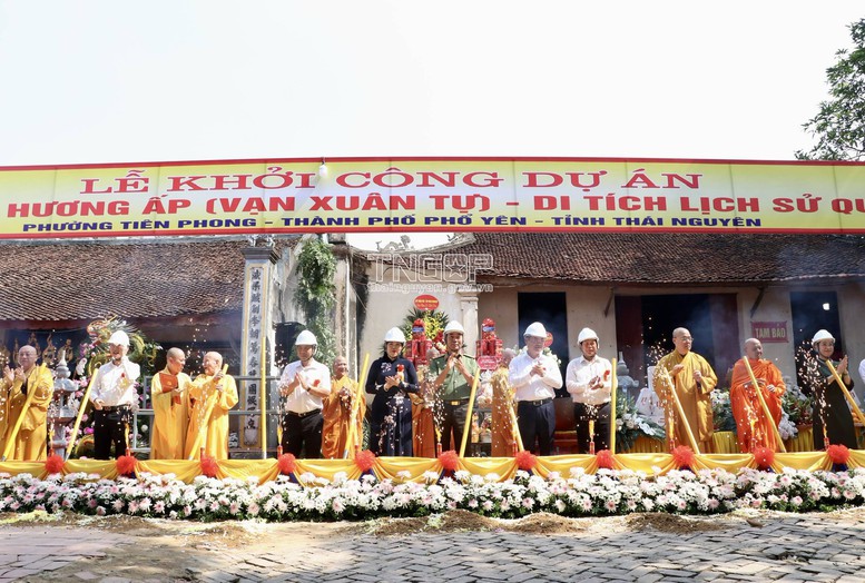 Tu bổ di tích lịch sử quốc gia chùa Hương Ấp – Thái Nguyên - Ảnh 1.