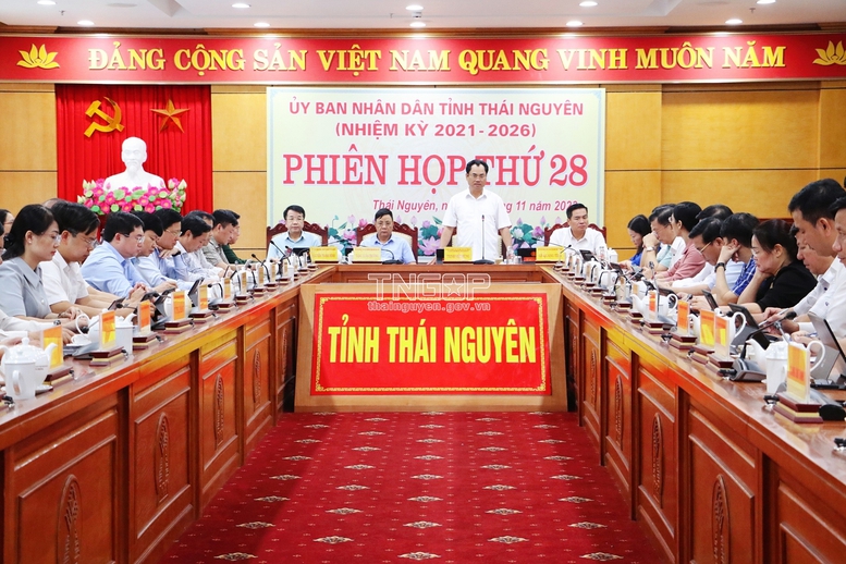 Thái Nguyên họp bàn các giải pháp hoàn thành mục tiêu kinh tế xã hội - Ảnh 1.